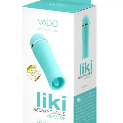 Liki Rechargeable Flicker Vibe - Tease Me Turqoise