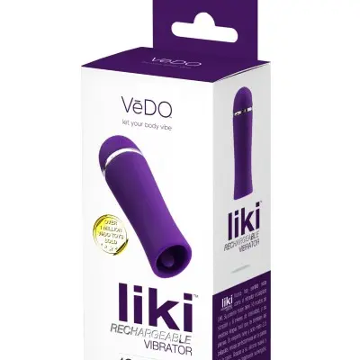 Liki Rechargeable Flicker Vibe - Deep Purple