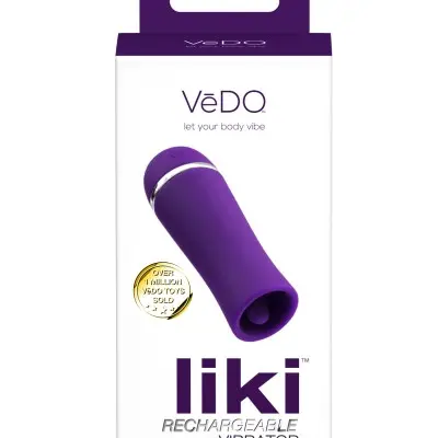 Liki Rechargeable Flicker Vibe - Deep Purple