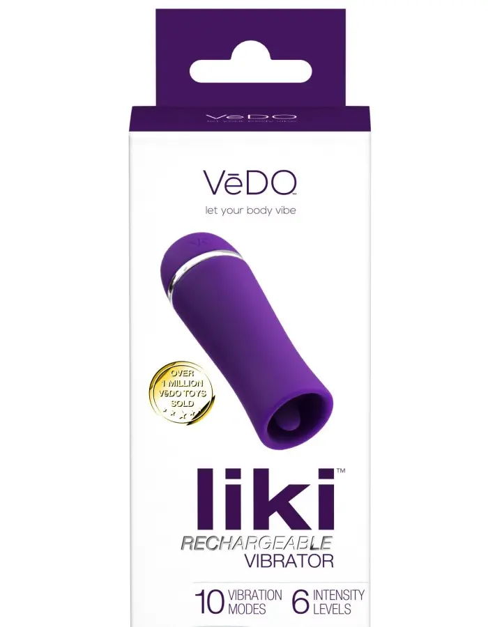Liki Rechargeable Flicker Vibe - Deep Purple