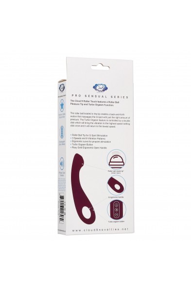 Pro Sensual Roller Touch Tri-Function G-Spot Curved Form - Plum