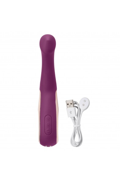 Pro Sensual Roller Touch Tri-Function G-Spot Curved Form - Plum