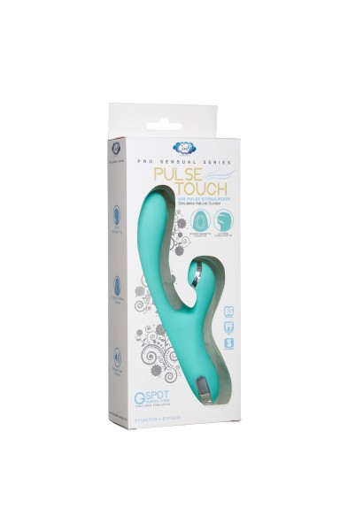 Pro Sensual Series Pulse Touch Air Vibrator - Teal