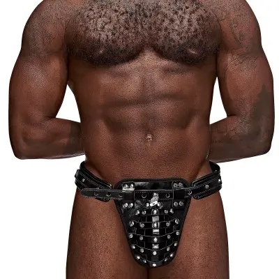 Taurus Leather Thong - One Size - Black