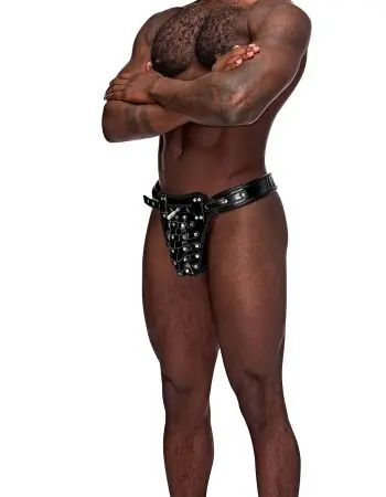 Taurus Leather Thong - One Size - Black