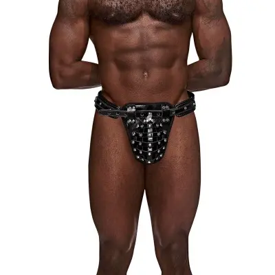 Taurus Leather Thong - One Size - Black