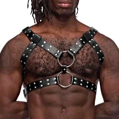 Gemini Leather Harness - One Size - Black