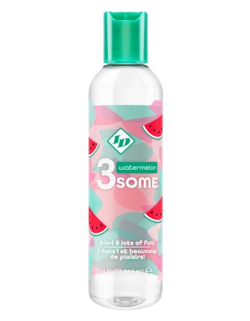 3some 3-in-1 Lubricant - Watermelon - 4 Fl. Oz.