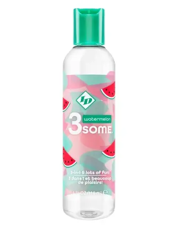3some 3-in-1 Lubricant - Watermelon - 4 Fl. Oz.