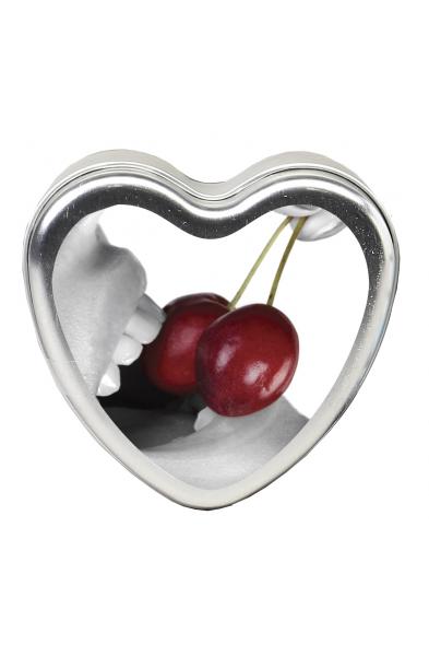 Edible Heart Candle - Cherry - 4 Oz.