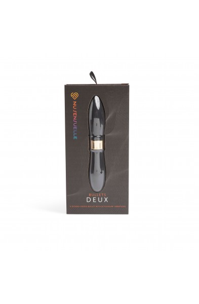 Sensuelle Double Ended Deux Bullet - Black