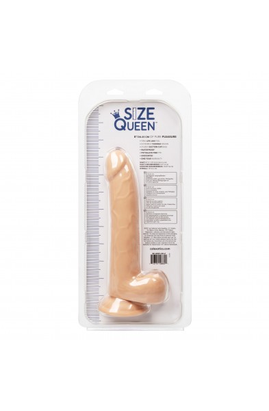 Size Queen 8 inch/20.25 Cm - Ivory