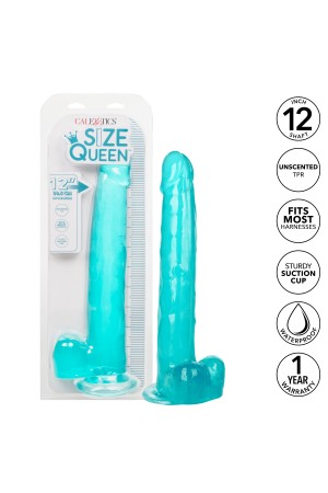 Size Queen 12 inch/30.5 Cm - Blue