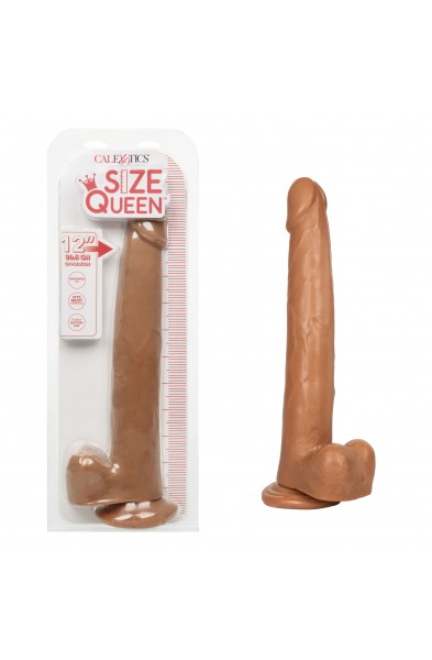 Size Queen 12 inch/30.5 Cm - Brown