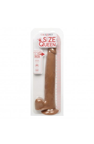 Size Queen 12 inch/30.5 Cm - Brown