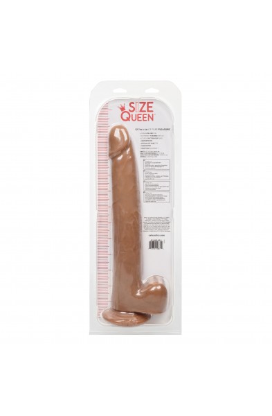 Size Queen 12 inch/30.5 Cm - Brown