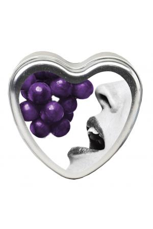 Edible Heart Candle - Grape - 4 Oz.