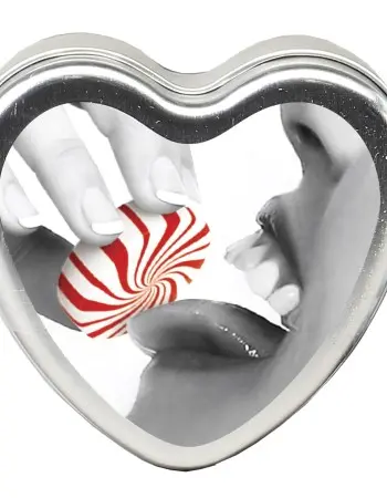 Edible Heart Candle - Mint - 4 Oz.