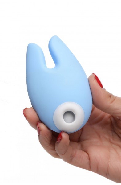 Sucky Bunny Silicone Clitoral Stimulator - Blue