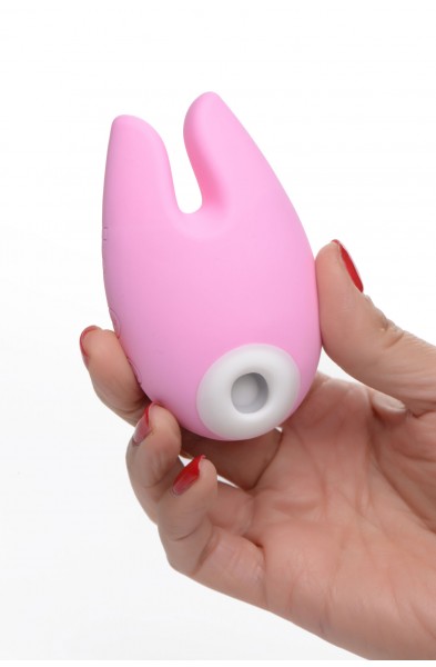 Sucky Bunny Silicone Clitoral Stimulator - Pink