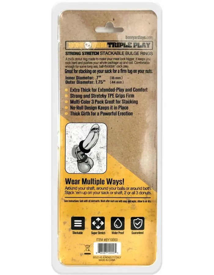 Triple Play Cock Ring