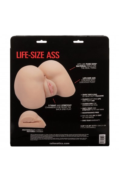 Stroke It Life-Size Ass - Ivory