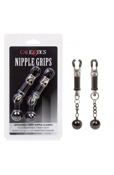 Nipple Grips Weighted Twist Nipple Clamps