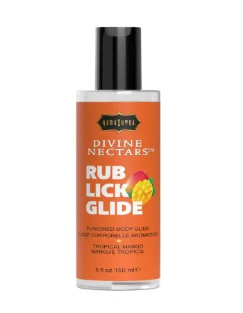 Divine Nectars Flavored Body Glide - Tropical Mango - 5 Fl Oz. 150ml