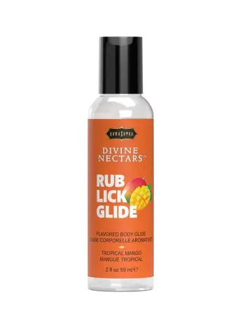 Divine Nectars Flavored Body Glide - Tropical Mango - 2 Fl. Oz./ 59ml