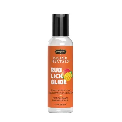 Divine Nectars Flavored Body Glide - Tropical Mango - 2 Fl. Oz./ 59ml