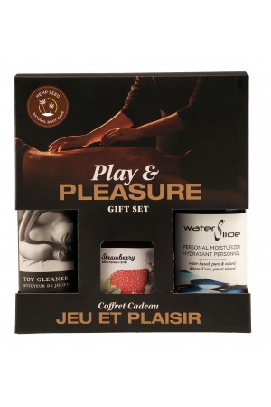 Hemp Seed by Night Play and Pleasure Gift Set - Strawberry