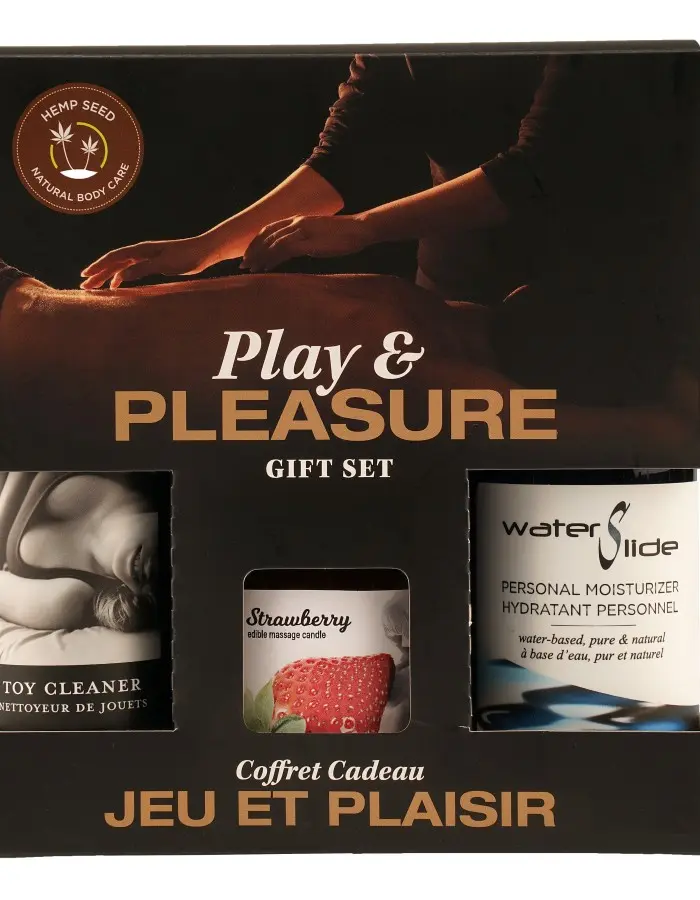 Hemp Seed by Night Play and Pleasure Gift Set - Strawberry