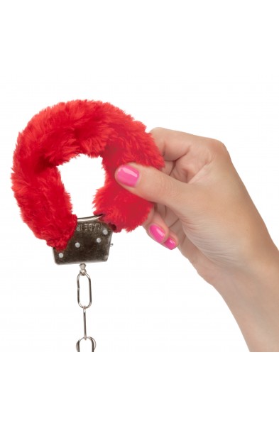 Playful Furry Cuffs - Red