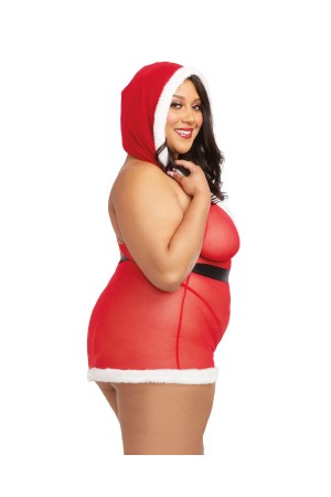 Santa Cutie - Queen Size - Lipstick Red