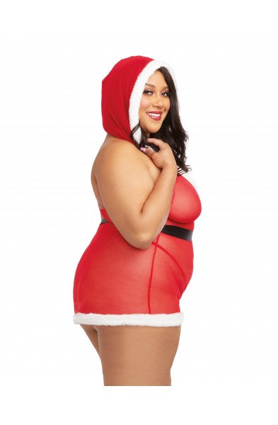 Santa Cutie - Queen Size - Lipstick Red