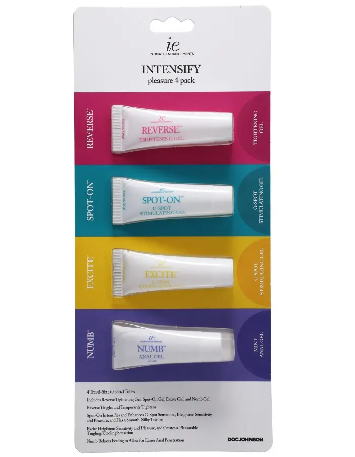Intimate Enhancements Intensify Pleasure 4 Pack