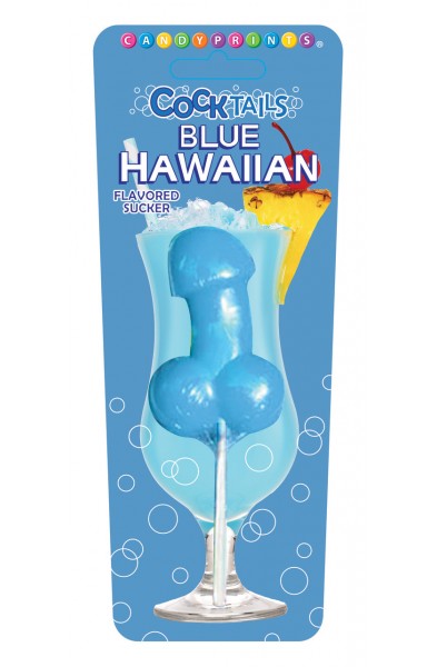 Blue Hawaiian Cocktail Sucker