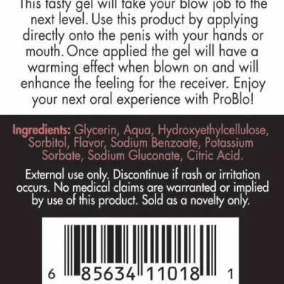 Problo Ahh...some Blow-Job Gel - Watermelon - 1.5 Fl. Oz.