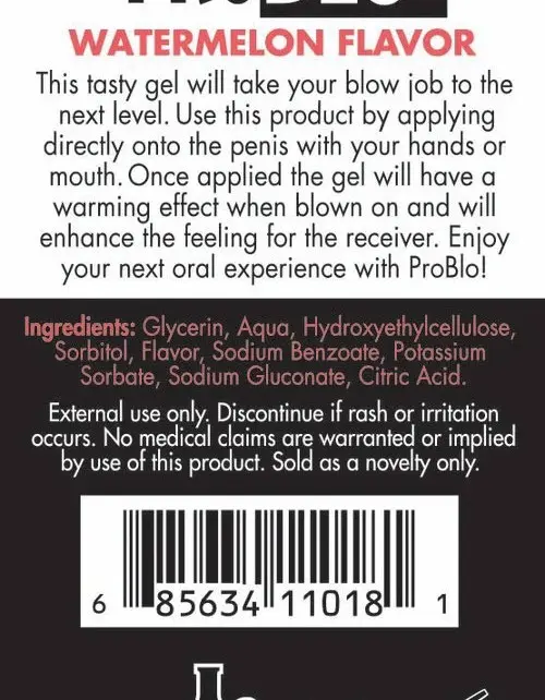 Problo Ahh...some Blow-Job Gel - Watermelon - 1.5 Fl. Oz.