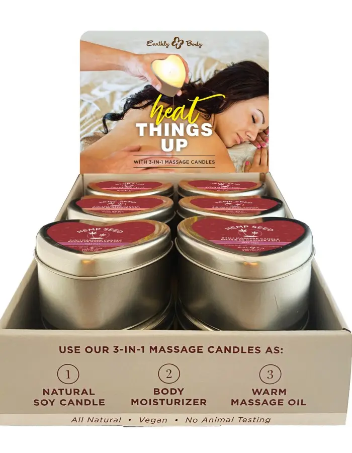 12 Pc. Valentine Candle Display   With Tester