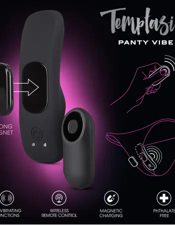 Temptasia - Remote Control Panty - Vibe - Black