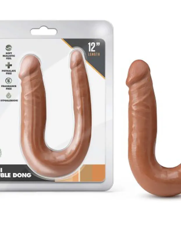 Dr. Skin Mini Double Dong - Mocha
