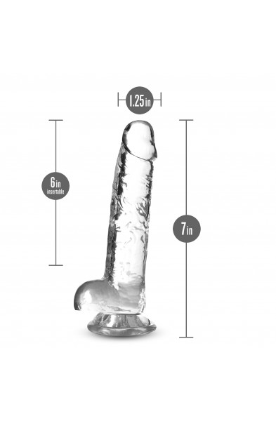 Naturally Yours - 7 Inch Crystalline Dildo -  Diamond