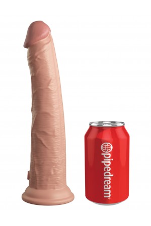 King Cock Elite 10 Inch Dual Density Silicone Cock - Light