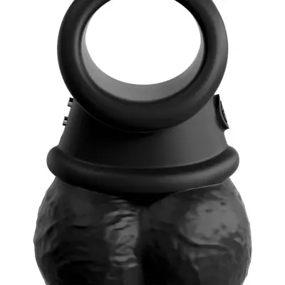 King Cock Elite - the Crown Jewels - Vibrating  Vibrating Silicone Swinging Balls