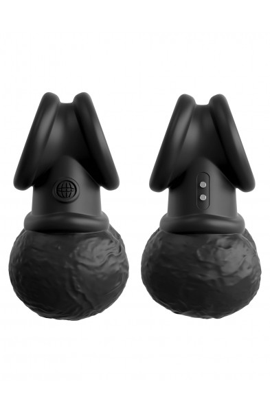 King Cock Elite - the Crown Jewels - Vibrating  Vibrating Silicone Swinging Balls