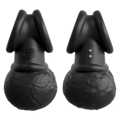 King Cock Elite - the Crown Jewels - Vibrating  Vibrating Silicone Swinging Balls