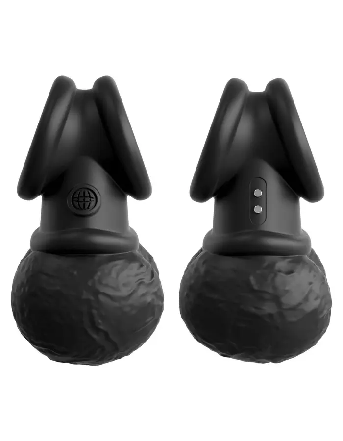 King Cock Elite - the Crown Jewels - Vibrating  Vibrating Silicone Swinging Balls