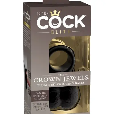 King Cock Elite - the Crown Jewels - Silicone  Silicone Weighted Swinging Balls