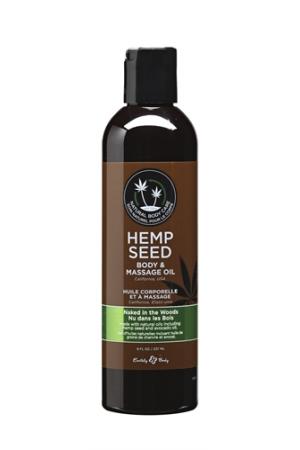 Hemp Seed Massage and Body Oil - Naked in the Woods - 8 Fl. Oz./ 237ml